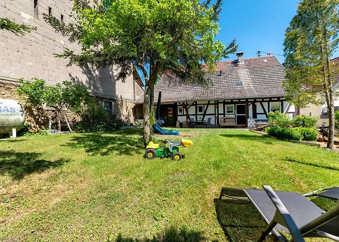 펜션 Ferienhaeuschen Kleine Auszeit Seesbach